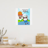 Focused to achieve what I want Wall art Poster (Küche)