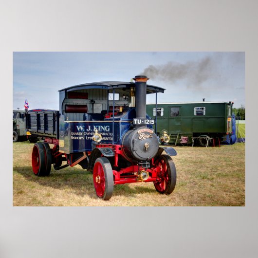 Foden Steam Truck Poster (Vorne)