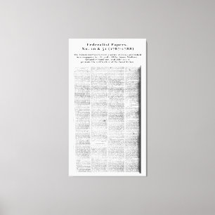 Föderalistische Papiere, Nr. 10 u. Nr. 51 Leinwanddruck