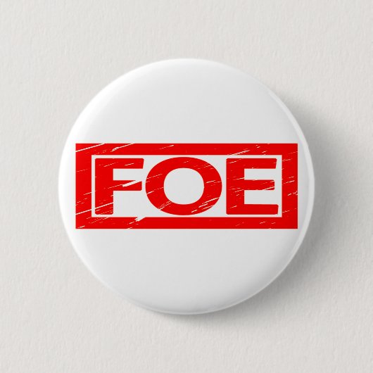 Foe Briefmarke Button (Vorderseite)