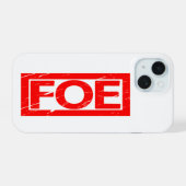 Foe Briefmarke iPhone 15 Hülle (Rückseite (Horizontal))