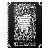 FOENIX inspirierendes Zitat von Nietzsche Notizblock (Vorderseite)