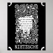 FOENIX inspirierendes Zitat von Nietzsche Poster (Vorne)