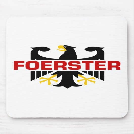 Foerster Familienname Mousepad (Vorne)