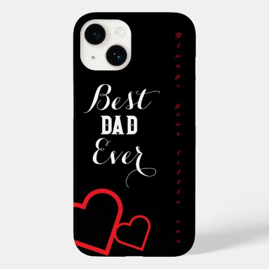 foFOR BEST DAD's Case-Mate iPhone Hülle (Rückseite)