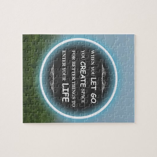 Fog and Green Trees Puzzle (Horizontal)