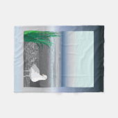 Fog Bank Seagull Fleecedecke (Vorderseite (Horizontal))