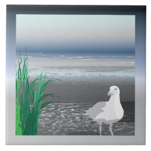 Fog Bank Seagull Trivet Fliese