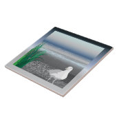 Fog Bank Seagull Trivet Fliese (Seite)