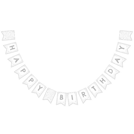 Fog Confetti Wasserfarben Dots Jagdflagge Wimpelkette (Alle)