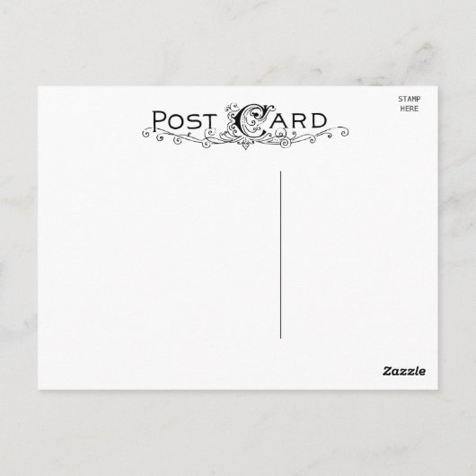 Fog Covered Pier South Haven Michigan Lighthouse Postkarte (Rückseite)