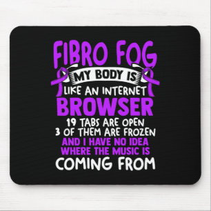 Fog - Fibro Survivor Fun Fibromyalgie Bewusstsein Mousepad