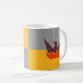 Fog & Gold Flag Vieles - Gold Top & Fog Top Kaffeetasse (VorderseiteRechts)