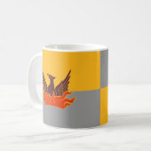 Fog & Gold Flag Vieles - Gold Top & Fog Top Kaffeetasse (Vorderseite Links)