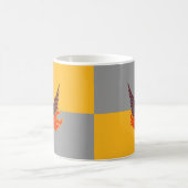 Fog & Gold Flag Vieles - Gold Top & Fog Top Kaffeetasse (Mittel)