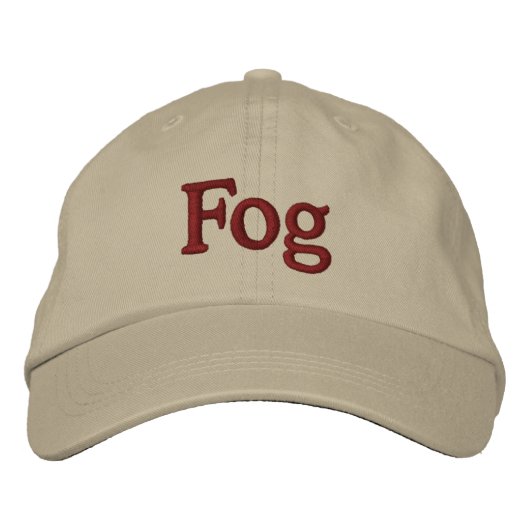 FOG Hat Bestickte Baseballkappe (Vorderseite)