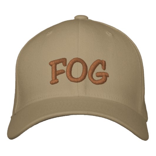 FOG Hat Bestickte Kappe (Vorderseite)