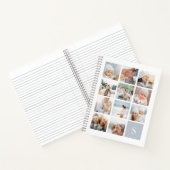 Fog Monogramm-FotoCollage Notizbuch (Innenseite)