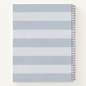 Fog Monogramm-FotoCollage Notizbuch (Rückseite)