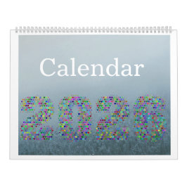 FOG of Colors 2026 Calendar – Elegant Black  Kalender