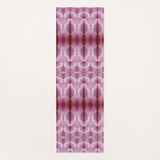Fog x Pinkey Rose Ikat 4 Yoga Mat Yogamatte (Vorderseite)