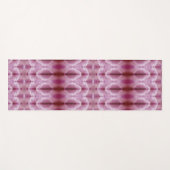 Fog x Pinkey Rose Ikat 4 Yoga Mat Yogamatte (Vorderseite (Horizontal))