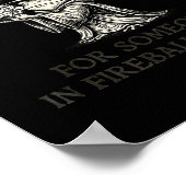 Fog You Talk A Lot Of For Someone In Fireball Rang Poster (Ecke)