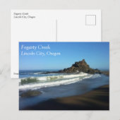 Fogarty Creek, Oregon Postkarte (Vorne/Hinten)