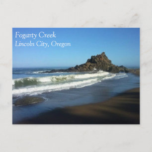 Fogarty Creek, Oregon Postkarte