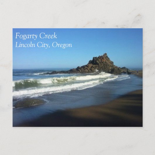 Fogarty Creek, Oregon Postkarte (Vorderseite)
