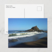 Fogarty Creek, Oregon Postkarte (Vorne/Hinten)