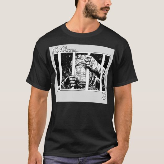 FOGcon Astronauten-Logo-T - Shirt (Vorderseite)