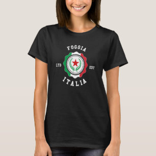 Foggia Italien Abzeichen Vintag T-Shirt