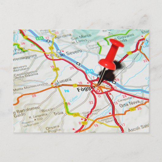 Foggia, Italien Postkarte (Vorderseite)