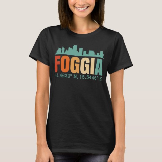 Foggia Skyline T-Shirt (Vorderseite)