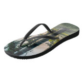 Foggie Bäume am Tisch Badesandalen (Schrägansicht)