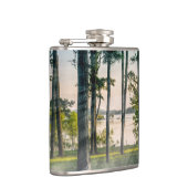 Foggie Bäume am Tisch Flachmann (Rechts)