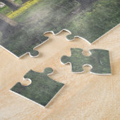 Foggie Bäume am Tisch Puzzle (Seite)