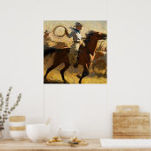 "Fogging the Drags" von Maynard Dixon Poster (Küche)