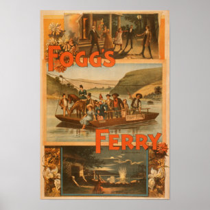 Foggs Fähre durch Chas. E. Callahan Theatre Poster