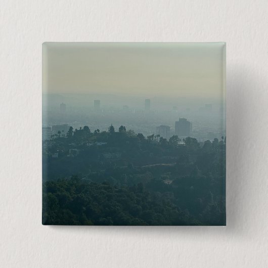 Foggy Abend in LA Button (Vorderseite)
