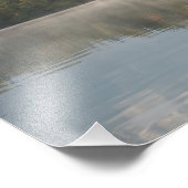 Foggy Bled Lake Sonnenaufgangsdruck Fotodruck (Ecke)