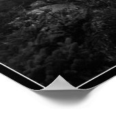 Foggy Bridge auf dem Großvater Mountain Poster (Ecke)