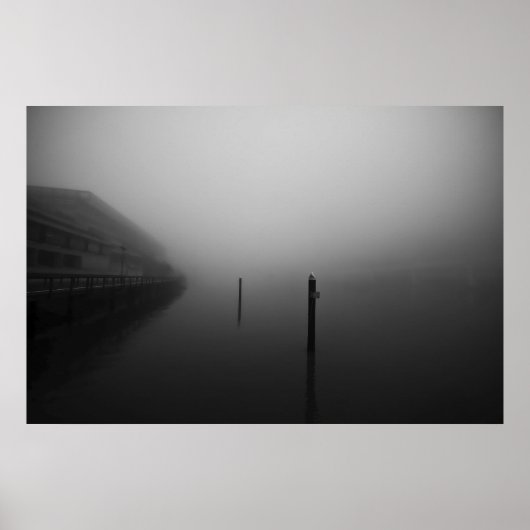 Foggy Brisbane Morning Poster (Vorne)
