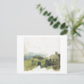 Foggy California Hills Postkarte (Stehend Vorderseite)