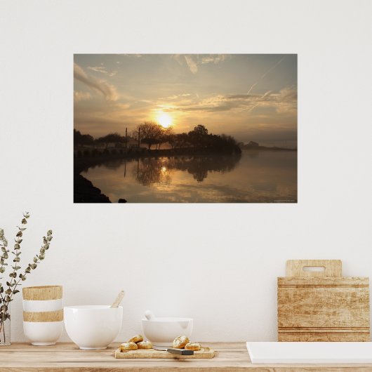 Foggy Day 10 Print Poster (Küche)