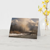 Foggy Day Karte (Gelbe Blume)