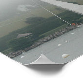 Foggy Day, Penobscot Bay, Maine Poster (Ecke)