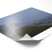 Foggy Day Tree Foto Print (Ecke)