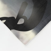 Foggy Desert Southwestern Kokopelli Fleecedecke (Ecke)